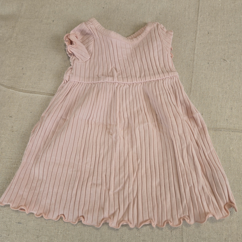 3 Baby Girl Dresses 0-3 Months Pink Coral White Heart Tulle Lot - Picture 2 of 4